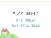 中考生物复习第八单元健康地生活第二章用药与急救第三章了解自己，增进健康课件