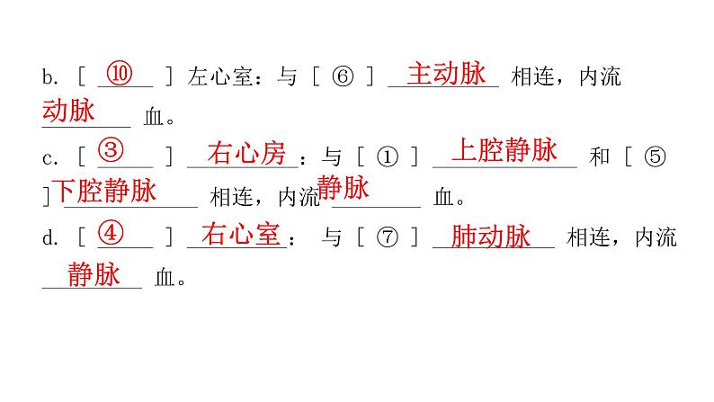 中考生物复习第四单元生物圈中的人第四章人体内物质的运输课件第8页