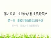 人教版八年级生物上册第六单元第一章第一节尝试对生物进行分类教学课件