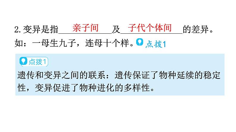 人教版八年级生物下册第七单元第二章第一节基因控制生物的性状教学课件第5页