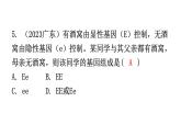 人教版八年级生物下册第七单元第二章第三节基因的显性和隐性分层作业课件