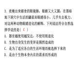 人教版八年级生物下册第七单元第三章第三节生物进化的原因分层作业课件