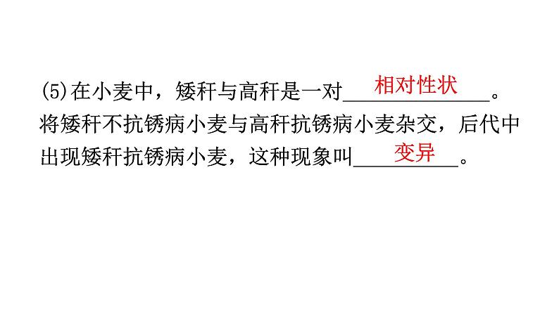 人教版八年级生物下册专项训练二资料分析题型课件第6页