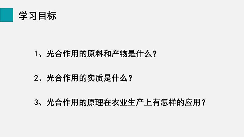 9.1光合作用吸收二氧化碳释放氧气课件第3页