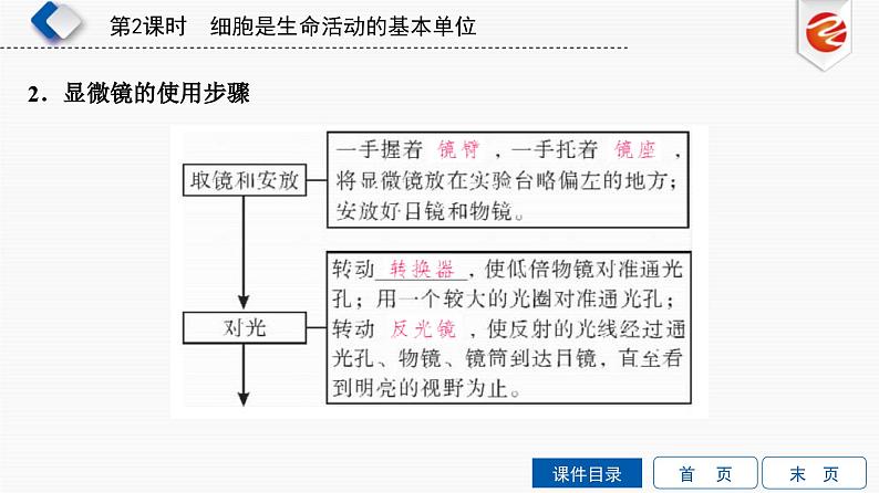 中考生物一轮复习培优课件第2单元　细胞是生命活动的基本单位 (含答案)第5页