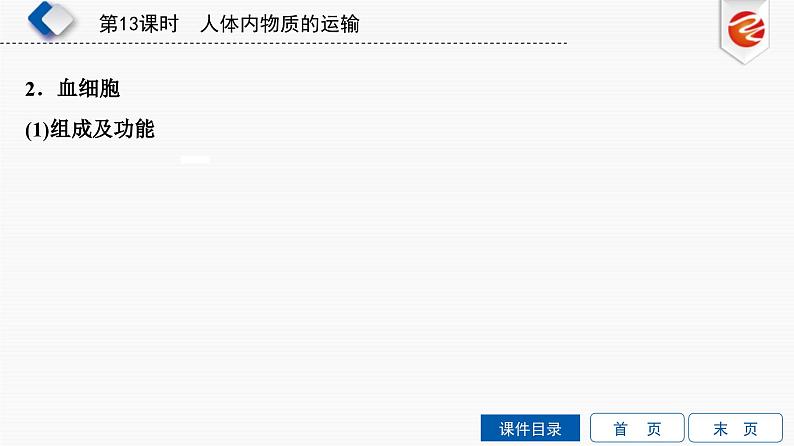 中考生物一轮复习培优课件第13单元　人体内物质的运输 (含答案)第3页