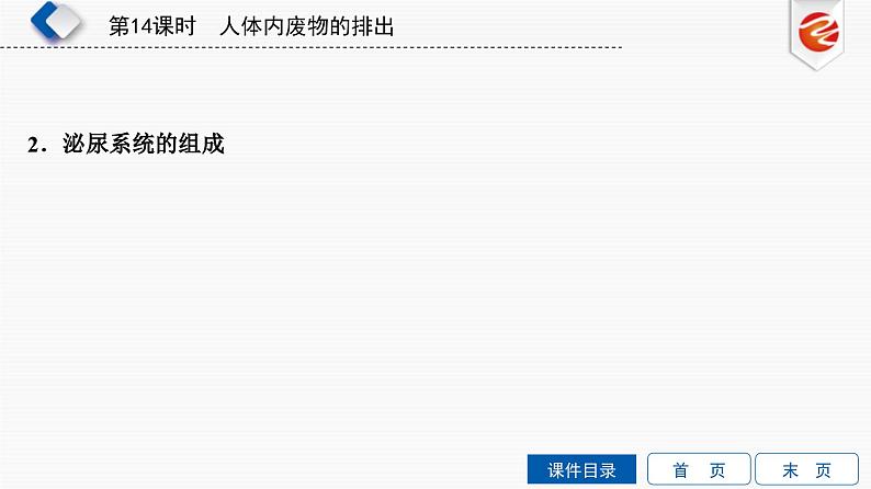 中考生物一轮复习培优课件第14单元　人体内废物的排出 (含答案)第3页