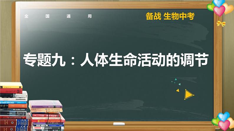 中考生物二轮复习核心考点复习课件专题09 人体生命活动的调节（含答案）01