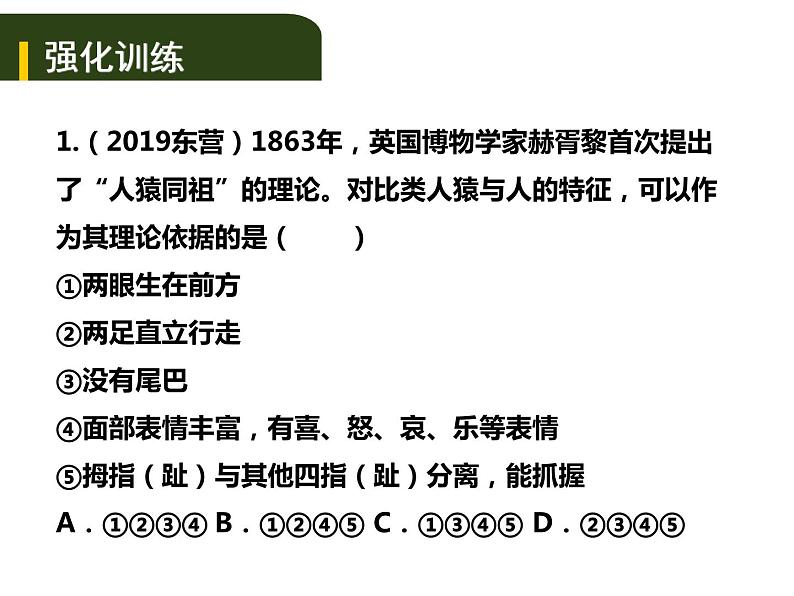 中考生物一轮复习课件5.5人是生物圈中的一员（含答案）第4页