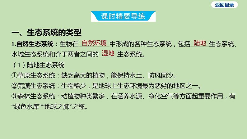 2023-2024学年六年级生物课件鲁教版（五四学制）第四节 多种多样的生态系统03