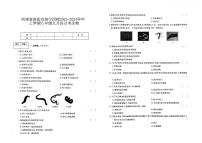 河南省洛阳市洛宁县洛宁四校2023-2024学年八年级上学期9月月考生物试题（图片版含答案）