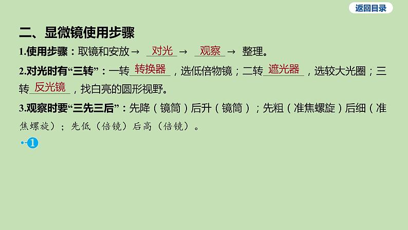 2023-2024学年六年级生物鲁教版（五四学制）课件---第一节 练习使用显微镜第5页