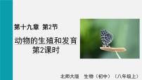 初中生物北师大版八年级上册第六单元  生命的延续第19章  生物的生殖和发育第2节  动物的生殖和发育精品ppt课件