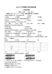 湖南省岳阳市岳阳县2022-2023学年八年级上学期期末生物试题