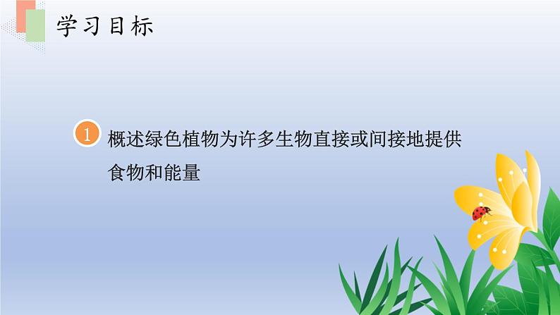 第七章绿色植物在生物圈中的作用第一节绿色植物是食物之源课件03