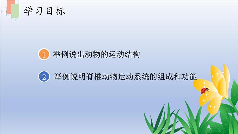 第十七章动物的运动第二节动物的运动依赖于一定的结构课件03