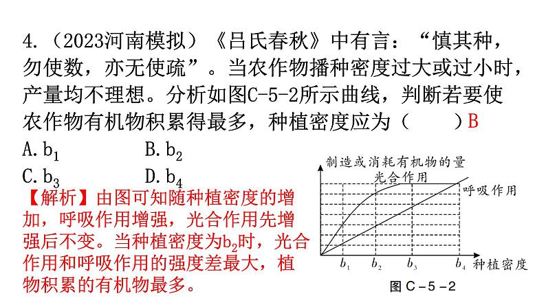 中考生物复习周测卷五（第三单元第五、六章）课件05