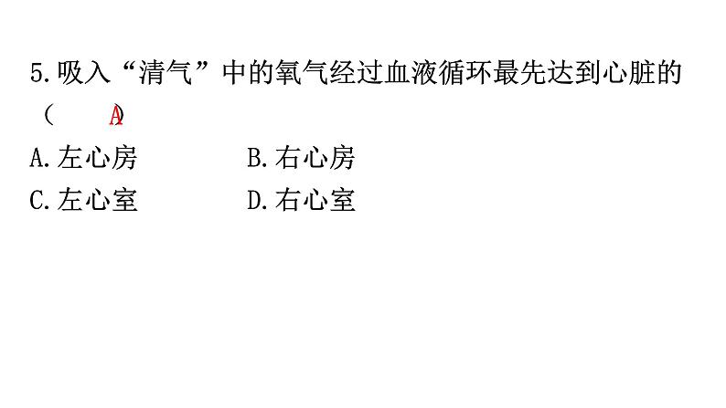 中考生物复习周测卷七（第四单元第三章和第四章1、2节）课件第6页