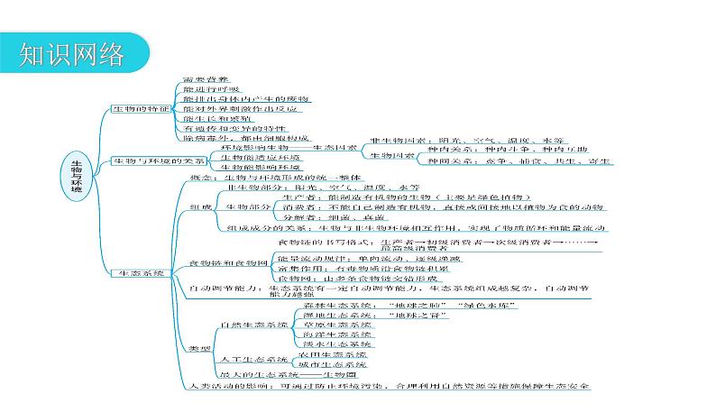 中考生物复习专题四生物与环境教学课件第3页