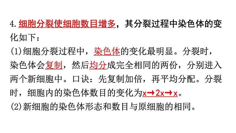 中考生物复习第二单元第二章细胞怎样构成生物体知识点课件05