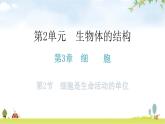 北师大版七年级生物上册第2单元第3章第2节细胞是生命活动的单位分层作业课件