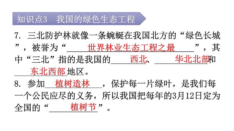 北师大版七年级生物上册第3单元第7章第2、3节教学课件08