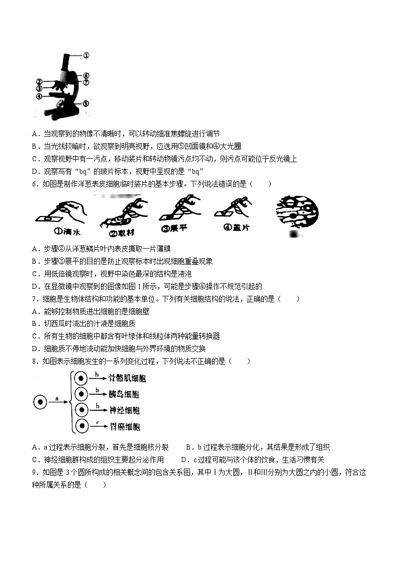90，山东处菏泽市牡丹区2022-2023学年七年级下学期开学考试生物试题(无答案)第2页