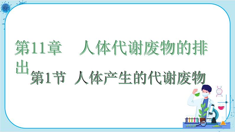 北师大版生物七下11.1《人体产生的代谢废物》课件PPT第1页