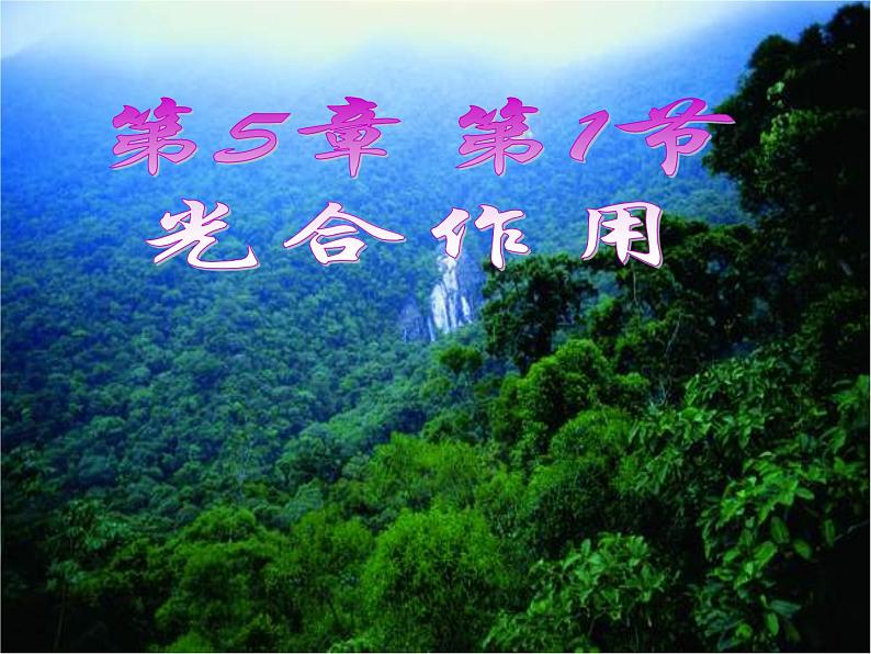 第五章第一节《光合作用》课件北师大版七年级上册生物第1页