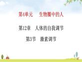 北師大版七年級(jí)生物下冊(cè)第12章人體的自我調(diào)節(jié)第3節(jié)激素調(diào)節(jié)練習(xí)課件
