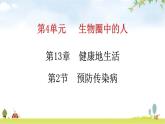 北师大版七年级生物下册第13章健康地生活第2节预防传染病练习课件