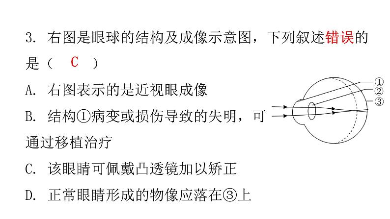 北师大版七年级生物下册第12章人体的自我调节第2节感受器和感觉器官第1课时课件05