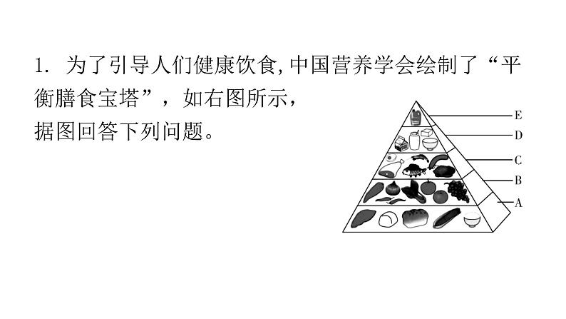 北师大版七年级生物下册题型四综合应用课件02