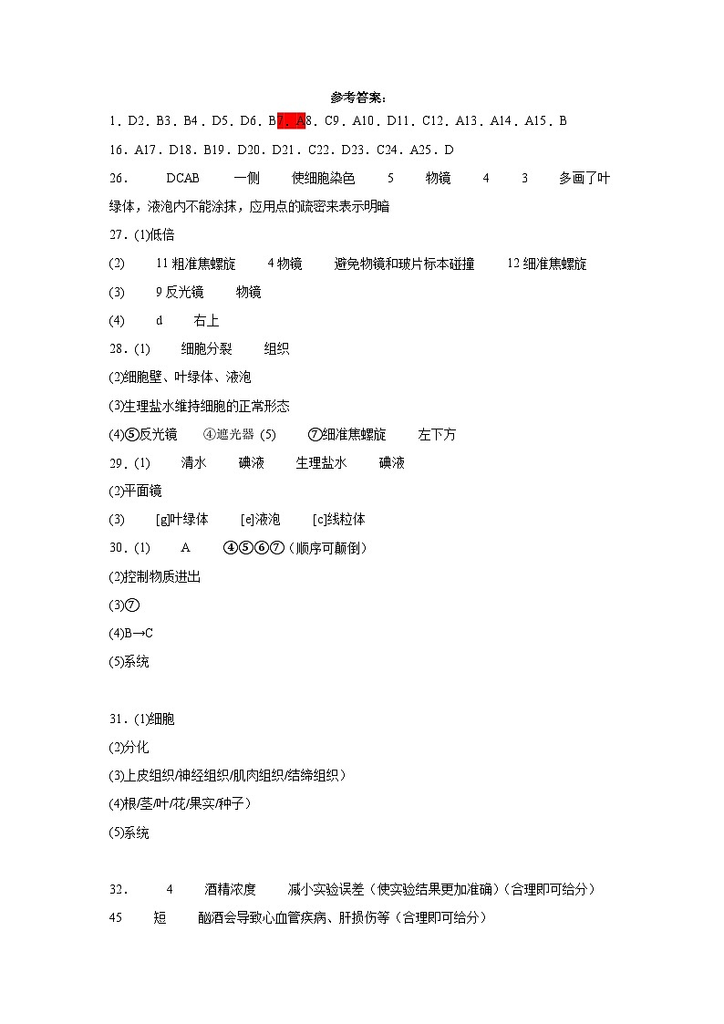 答案 第1页