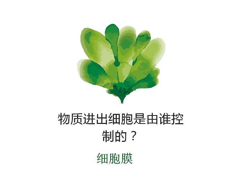 第二单元第一章第四节《细胞的生活》课件人教版生物七年级上册第8页