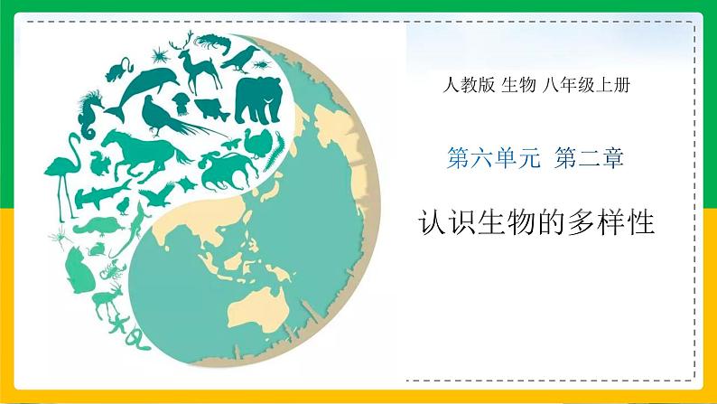 6.2+认识生物的多样性（同步课件+同步练习）-2023-2024学年八年级生物上册同步精品课堂（人教版）01