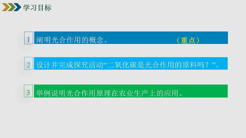 七年级人教版生物上册3.5.1光合作用吸收二氧化碳释放氧气课件03