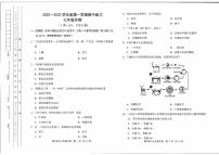 天津市蓟州区2022-2023学年七年级上学期期中生物试题