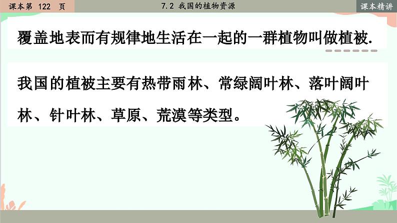 北师大版生物七年级上册 7.2 我国的植物资源课件04