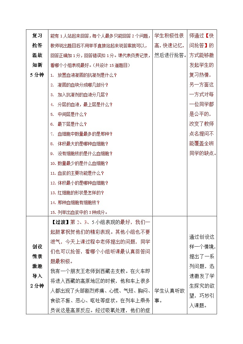 济南版生物七下 第三单元 第三章 13--物质运输的载体2 教案02