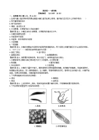 生物八年级上册第五单元 生物圈中的其他生物第一章   动物的主要类群第一节   腔肠动物和扁形动物课时作业