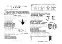 山东省济南市槐荫区2023-2024学年八年级上学期期中生物学试题