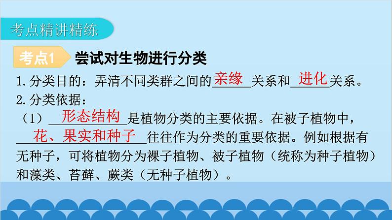 2024年中考生物一轮复习 第六单元 生物的多样性及其保护课件08