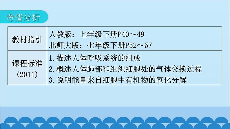 2024年中考生物一轮复习 第四单元第三章 人体的呼吸课件第3页