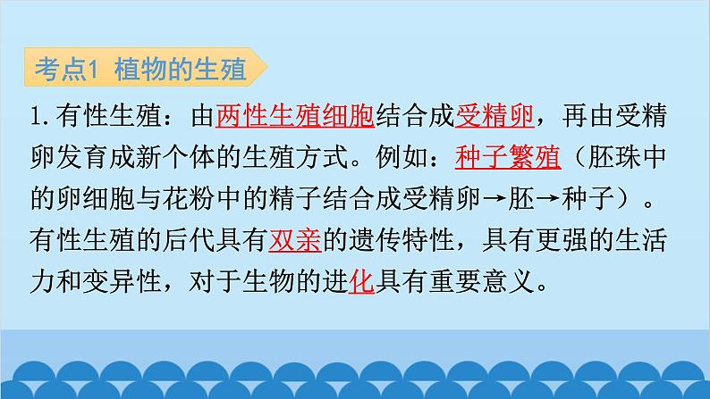 2024年中考生物复习 第七单元 生物圈中生命的延续和发展课件02