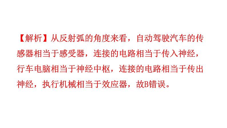 人教版七年级生物下册第六章第三节神经调节的基本方式作业课件第6页