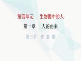 人教版七年级生物下册第一章第三节青春期课件