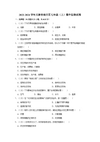 天津市南开区2023-2024学年七年级上学期期中生物试卷