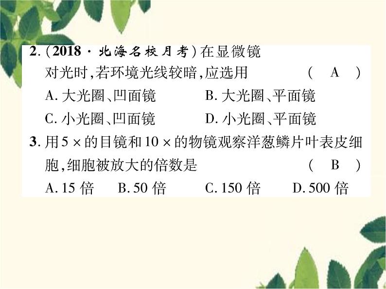 冀少版生物七年级上册 1.1 走进生物实验室课件第8页