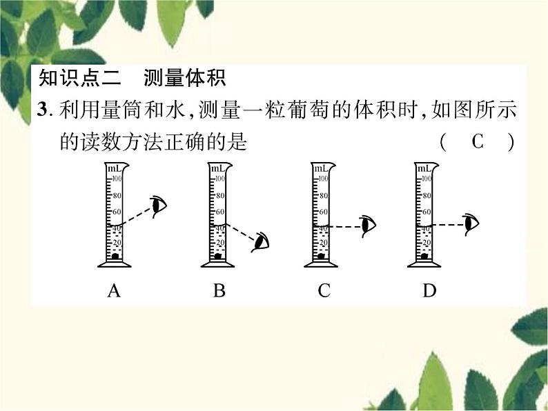 冀少版生物七年级上册 1.3 练习测量课件07